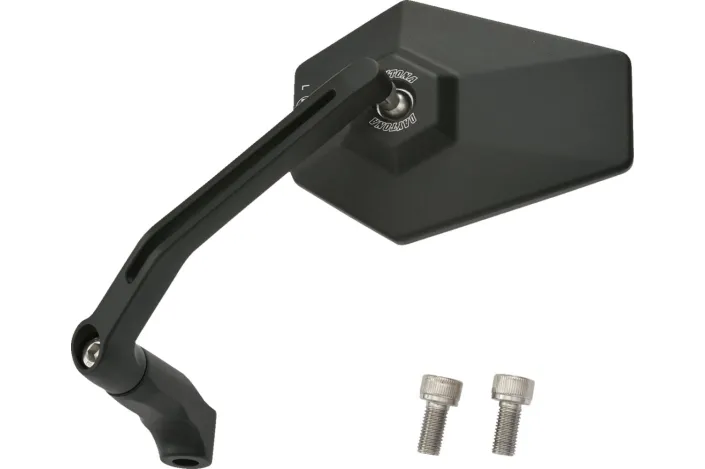 D-MIRROR-4 HEXAGON ROD ALU BK