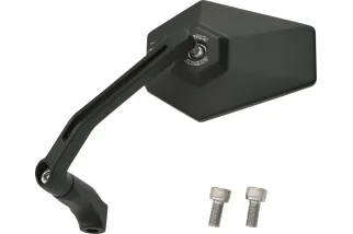 D-MIRROR-4 HEXAGON ROD ALU BK