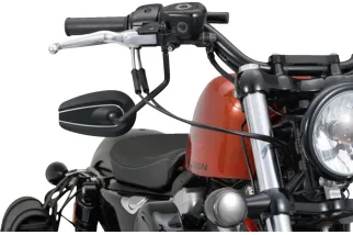 D-MIRROR-6 ROD LEFT ALU BK