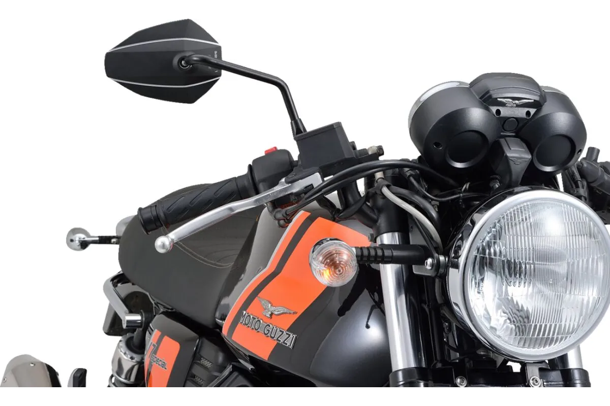 D-MIRROR-7 ROD RIGHT ALU BK