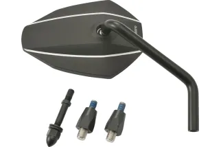 D-MIRROR-7 ROD RIGHT ALU BK