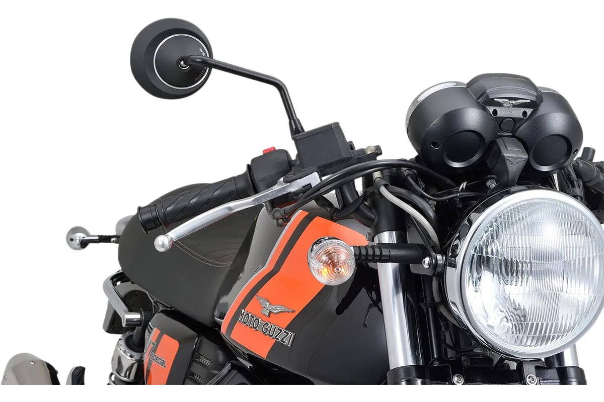 D-MIRROR-8 ROD RIGHT ALU BK