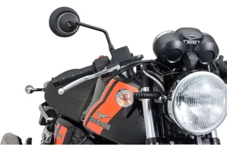 D-MIRROR-8 ROD RIGHT ALU BK