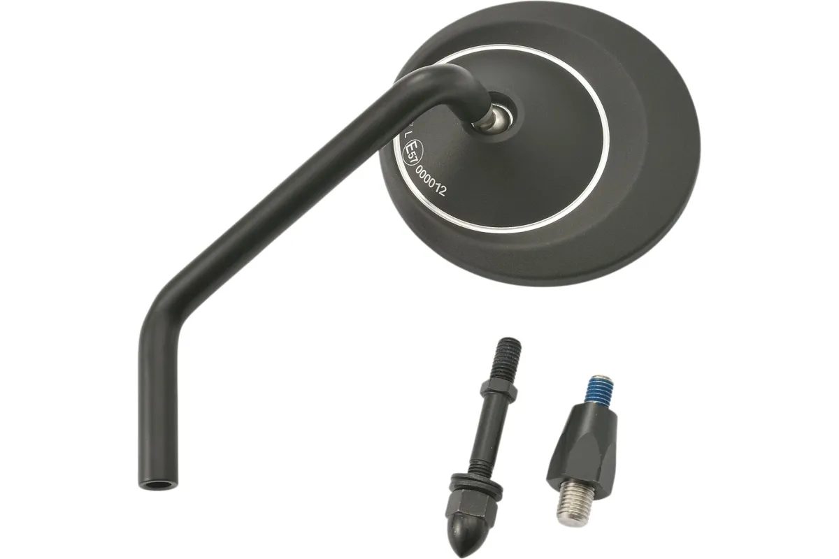 D-MIRROR-8 ROD LEFT ALU BK