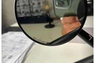 ALU MIRROR PAIR UNIV BK