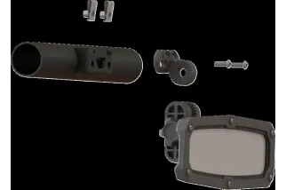 REARVIEW MIRROR TWO HOLE ADAPT