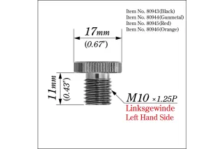 MIRROR PLUG BOLT BK LEFT