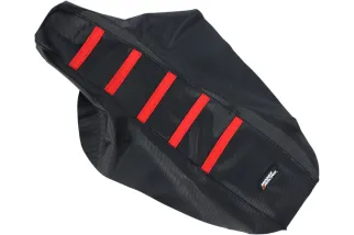SEAT COVER RIBBED HON RED