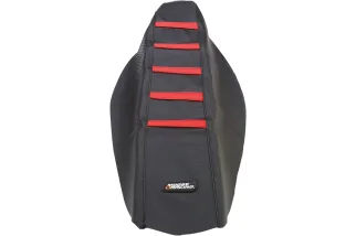 SEAT COVER RIBBED HON RED