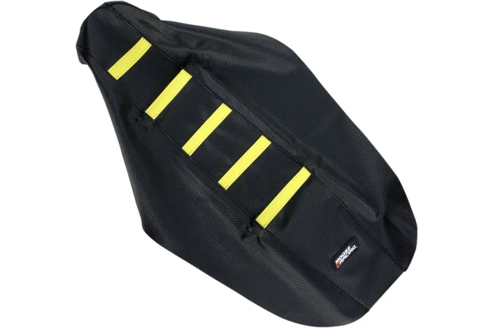 SEAT COVER RIBBED SUZ YEL