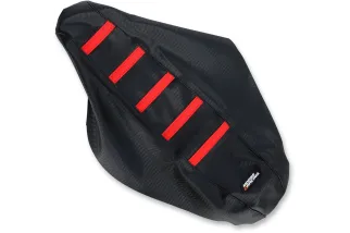 SEAT COVER RIBBED HON RED