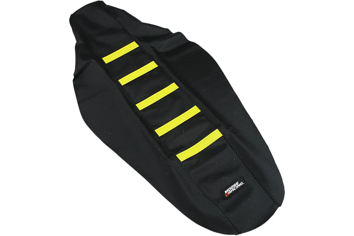 SEAT COVER RIBBED SUZ YEL