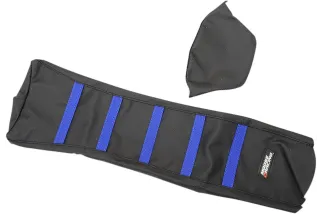 SEAT COVER RIBBED YAM BLU