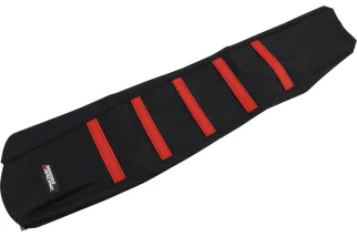 SEAT COVER RIBBED HON RED