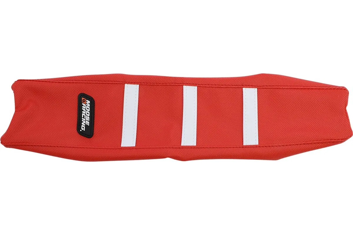 SEAT COVER RIBBED GAS RED