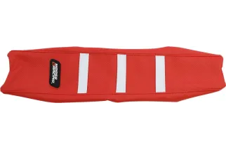 SEAT COVER RIBBED GAS RED