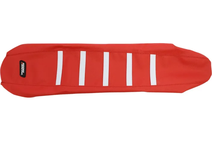 SEAT COVER RIBBED GAS RED