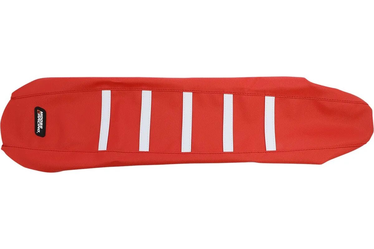 SEAT COVER RIBBED GAS RED