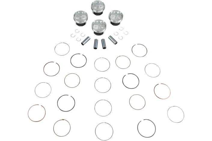 PISTON KIT R6 4V DOMED