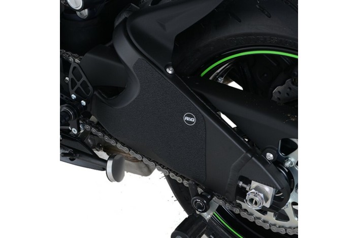 Kit protection de bras oscillant R&G RACING noir (2 pièces) Kawasaki Ninja ZX-6R
