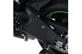 Kit protection de bras oscillant R&G RACING noir (2 pièces) Kawasaki Ninja ZX-6R