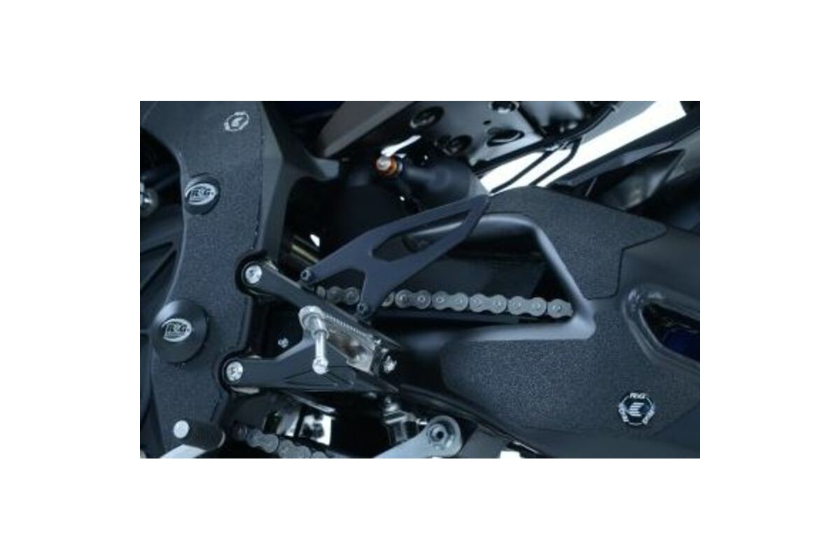 Adhésif anti-frottement R&G RACING cadre/bras oscillant noir 4 pièces Yamaha YZF-R1/R1M