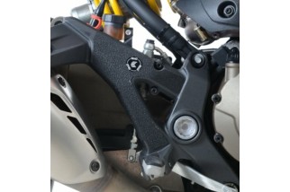 Adhésif anti-frottement R&G RACING platine talon noir (2 pièces) Ducati Monster