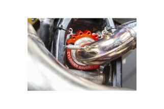 Protection sortie cylindre-échappement S3 bleu KTM/Husqvarna