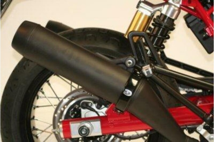 Protection de silencieux rond R&G RACING noir Ø100mm