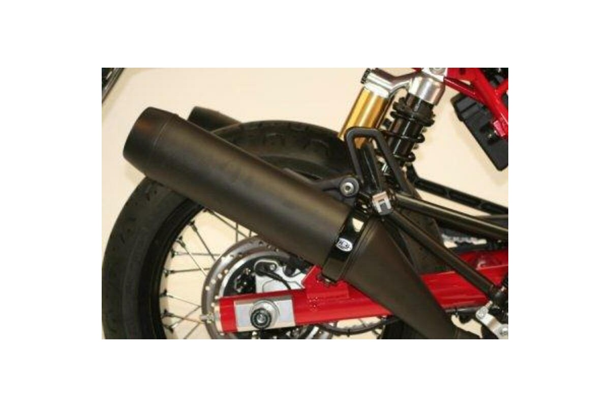 Protection de silencieux rond R&G RACING noir Ø100mm