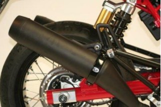 Protection de silencieux rond R&G RACING noir Ø100mm