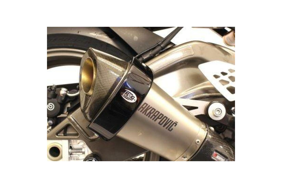Protection de silencieux R&G RACING noir Akrapovic hexagonal