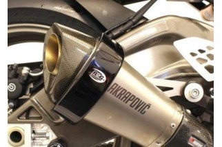 Protection de silencieux R&G RACING noir Akrapovic hexagonal