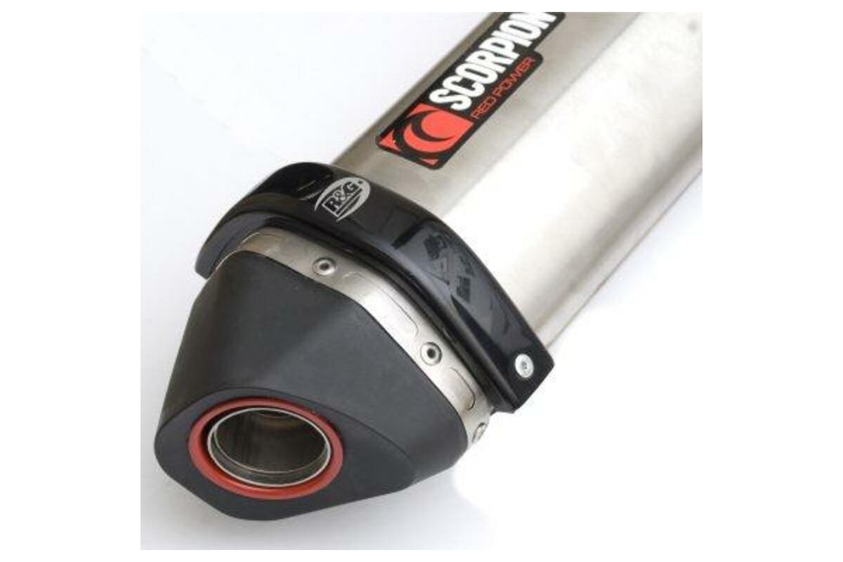 Protection de silencieux R&G RACING noir Scorpion Red Power/Serket
