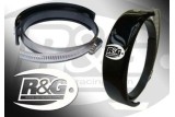Protection de silencieux rond R&G RACING noir Ø140-165mm