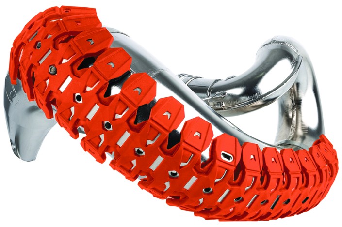 Protection d'echappement POLISPORT Armadillo orange