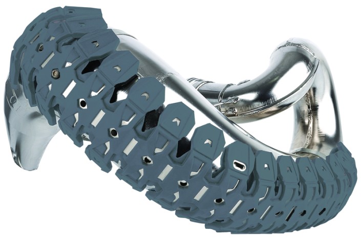 Protection d'echappement POLISPORT Armadillo gris nardo