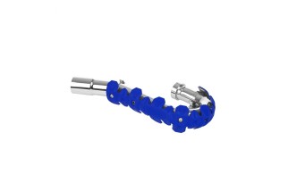 Protection d'échappement POLISPORT court bleu