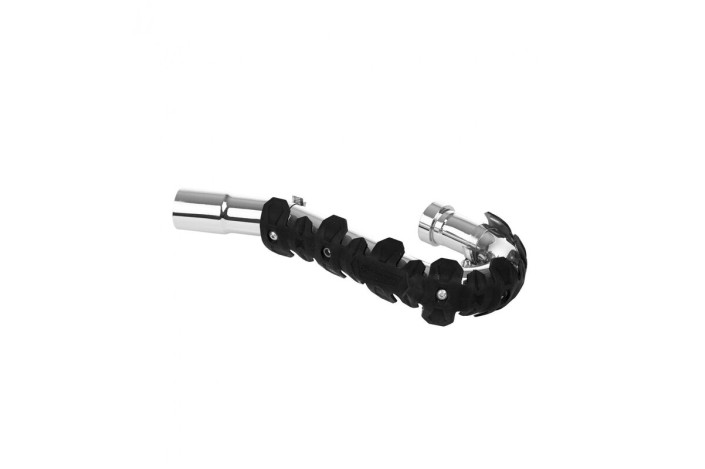 Protection d'échappement POLISPORT court noir