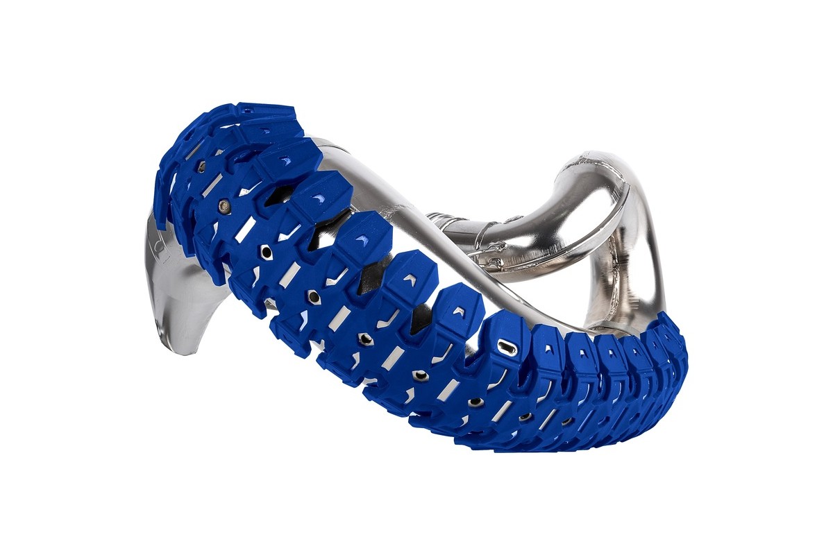 Protection d'echappement POLISPORT Armadillo bleu