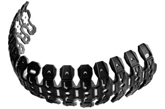 Protection d'echappement POLISPORT Armadillo noir