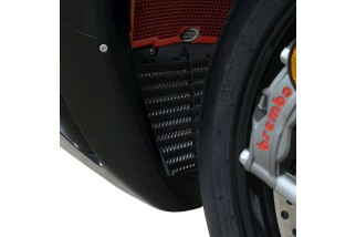 Protection de radiateur (huile) R&G RACING noir Honda CBR1000R-RR