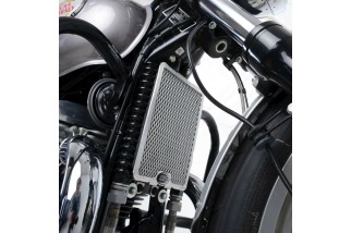 Protection de radiateur d'huile R&G RACING noir Royal Enfield