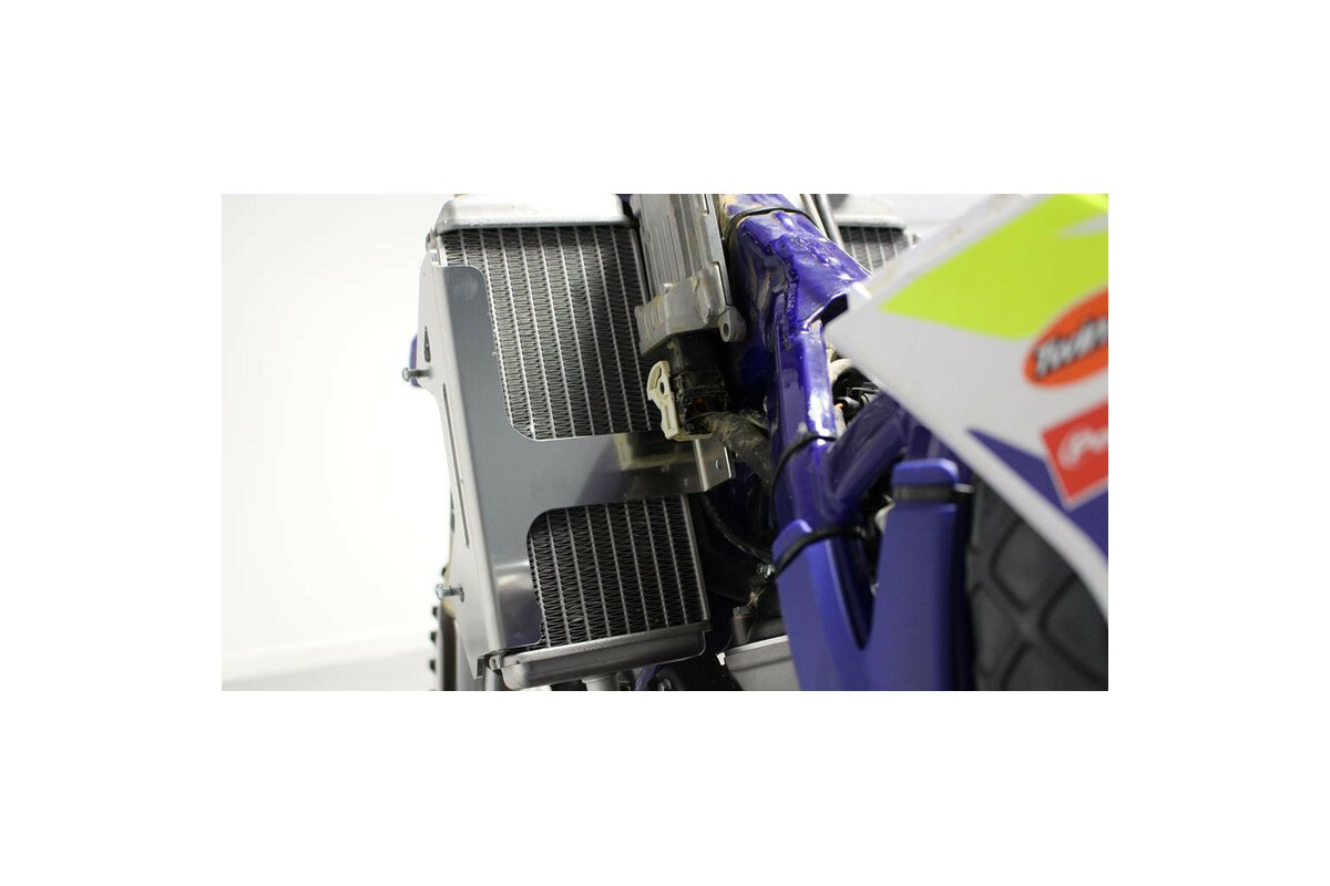 Protections de radiateurs AXP aluminium/noir Sherco