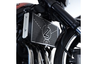 Protection de radiateur gravée R&G RACING inox Kawasaki Z900 RS