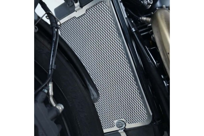 Protection de radiateur R&G Racing aluminium - Triumph Bonneville Bobber