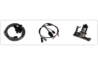 SHOCKS AIR FLST 89-99 BLACK