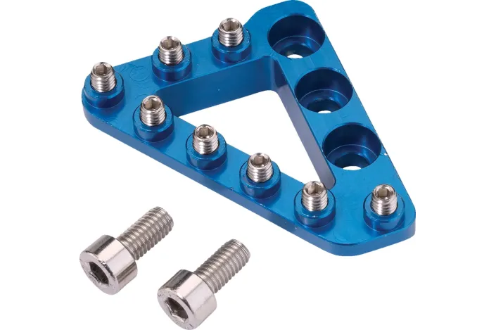 LARGE ALUM REAR BRAKE TIP BLUE