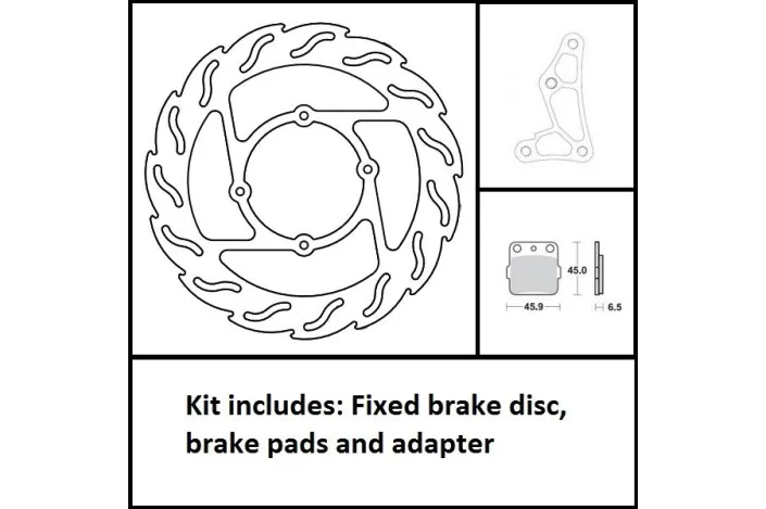 BRAKE KIT FRONT FIX 260MM