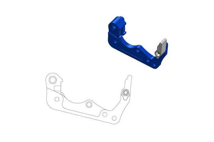 BRAKE CALIPER ADAPTOR BLUE
